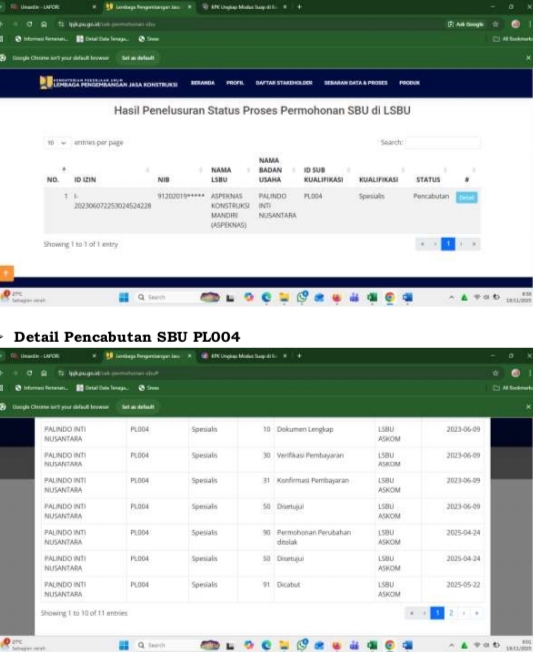 Menangkan Tender Gunakan SBU Status Pencabutan, KAKI Minta PT Palindo Inti Nusantara Disanksi Tegas