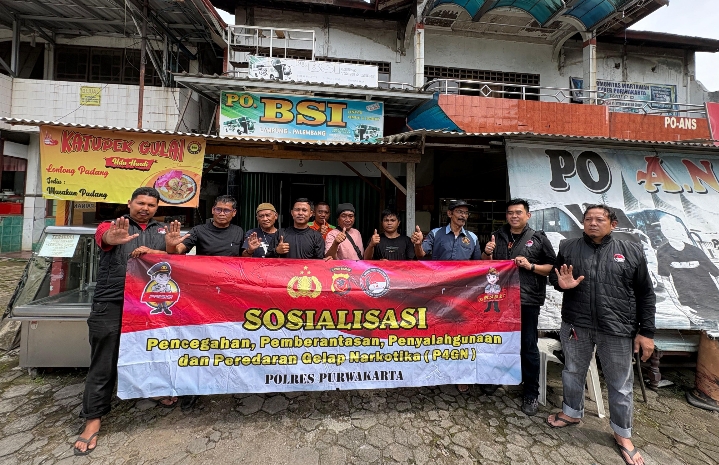 Cegah Peredaran Narkoba, Polres Purwakarta Gencar Lakukan Sosialisasi P4GN