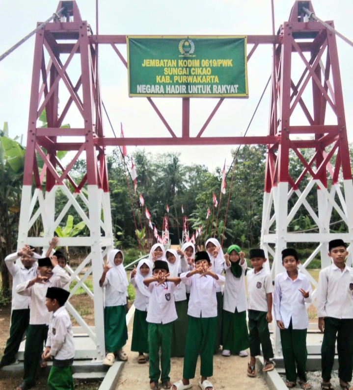 Jembatan Perintis Garuda Resmi Dibuka, Warga Sindangsari Sampaikan Terima Kasih kepada Prabowo Subianto
