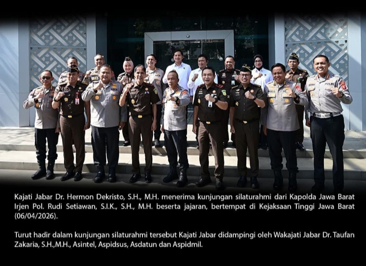 Kajati dan Kapolda Jawa Barat Perkuat Koordinasi Penegakan Hukum