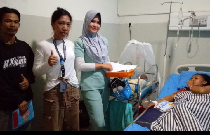 Apresiasi Pelayanan Prima: Badega Garuda Sakti Dampingi Persalinan Caesar Warga di RS Indosehat