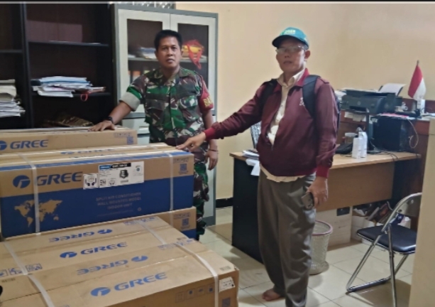 Perlengkapan AC untuk KDKMP Desa Campaka Diterima, Kondisi Lengkap dan Aman