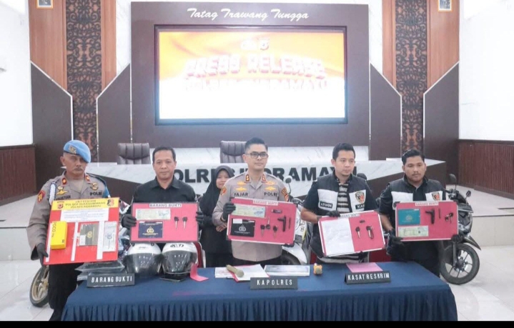 9 Pelaku Curanmor Tumbang! Polres Indramayu Sikat Komplotan Lintas Kecamatan dalam Operasi Jaran Lodaya 2026