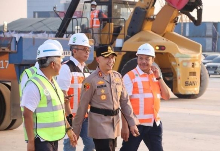 Kapolres Pelabuhan Tanjung Priok hadiri, Soft Launching Terminal 2 Petikemas Tanjung Priok