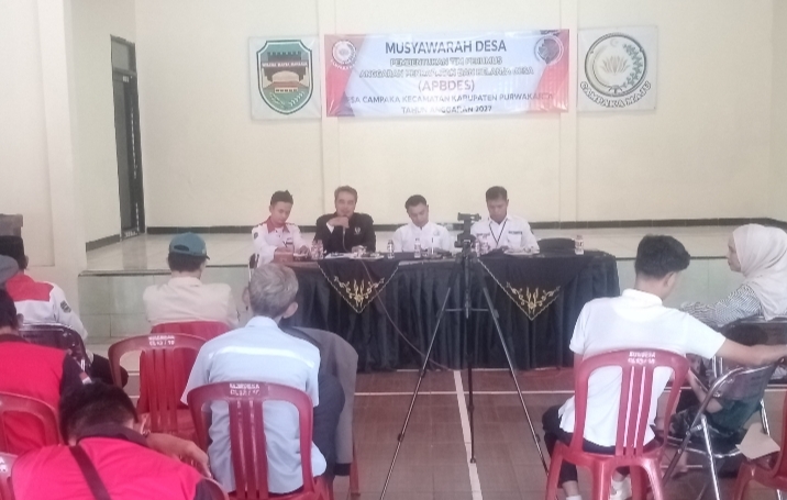 Musyawarah Pembentukan Tim Perumus APBDES Desa Campaka Tahun 2027